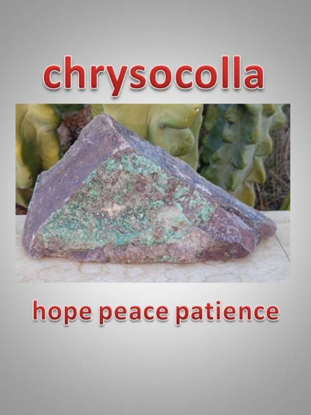 #7 Chrysocolla rock stone crystal mineral raw chunk : Peace : Hope : Patience